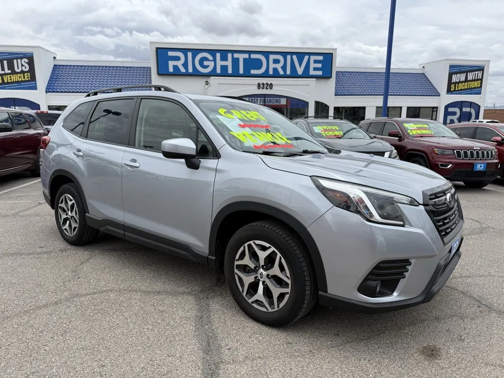 Silver 2023 Subaru Forester Premium for sale in El Paso, TX