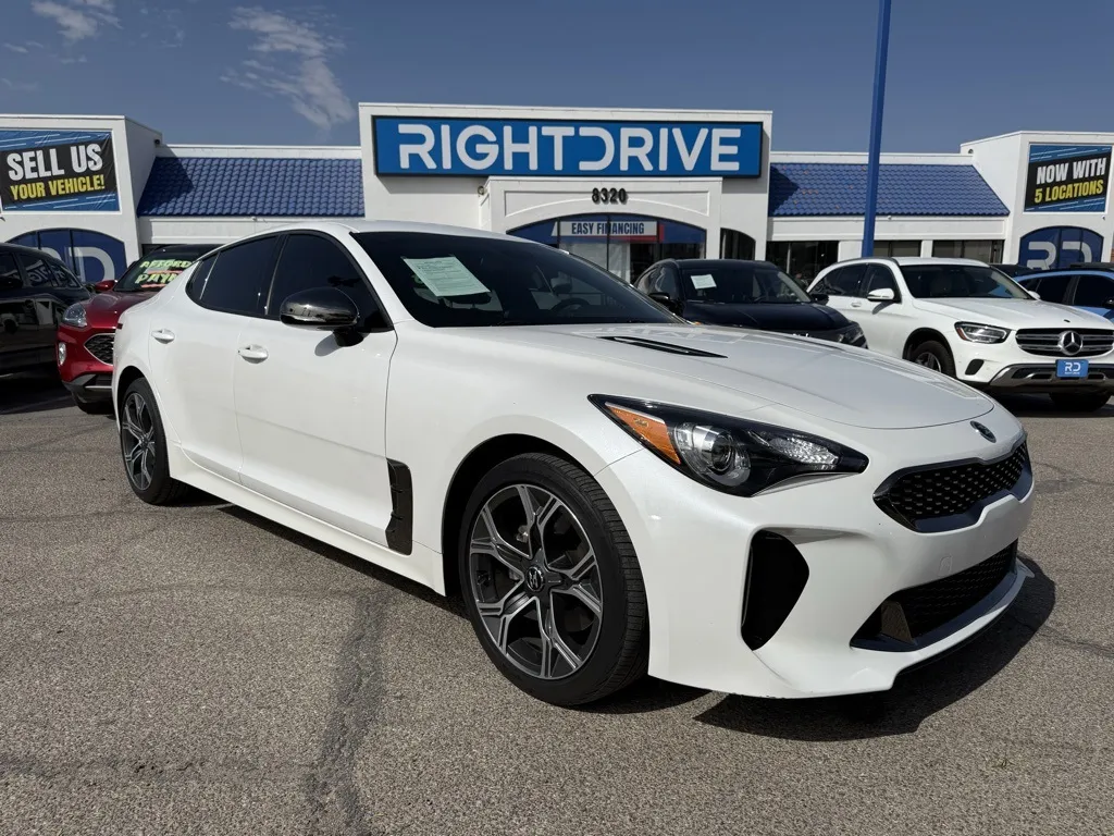White 2020 Kia Stinger GT-Line for sale in El Paso, TX