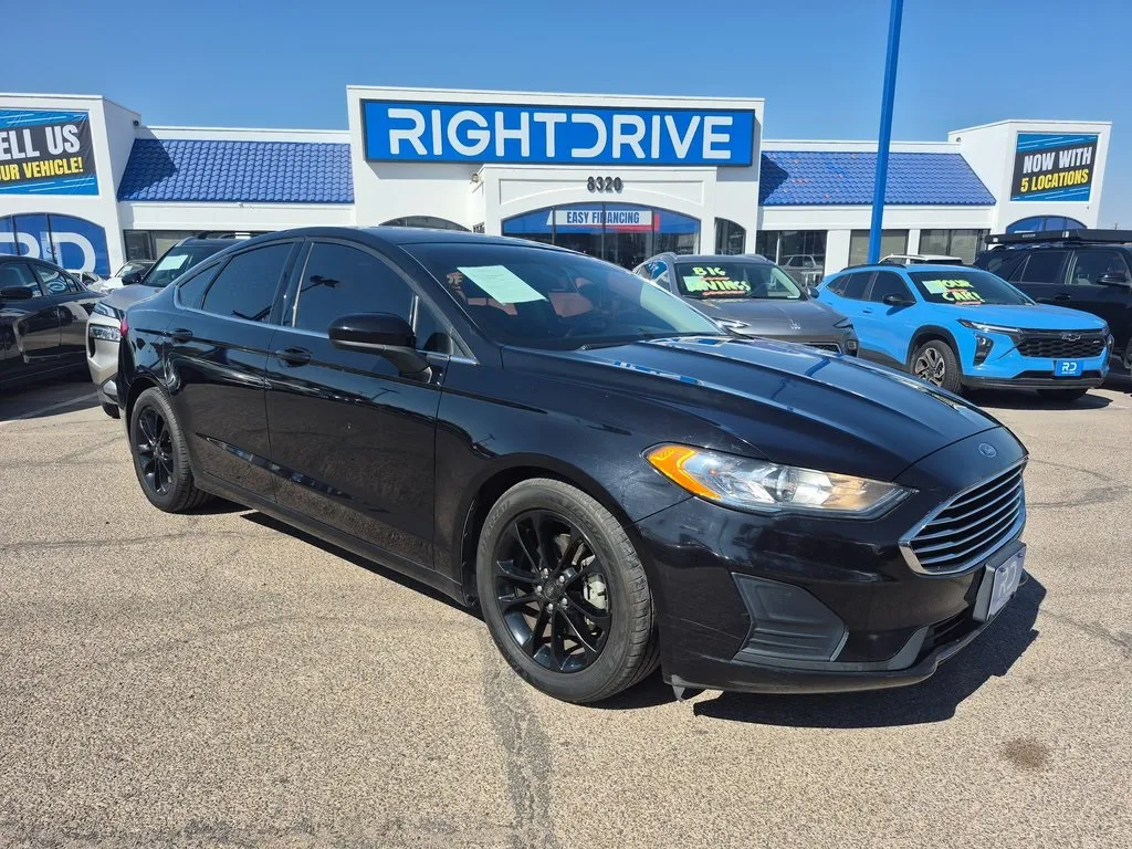 Black 2020 Ford Fusion SE for sale in El Paso, TX