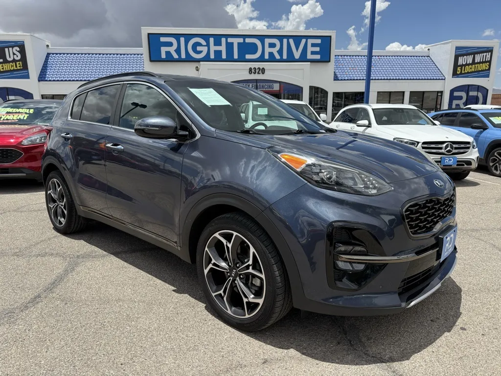 Blue 2020 Kia Sportage SX for sale in El Paso, TX