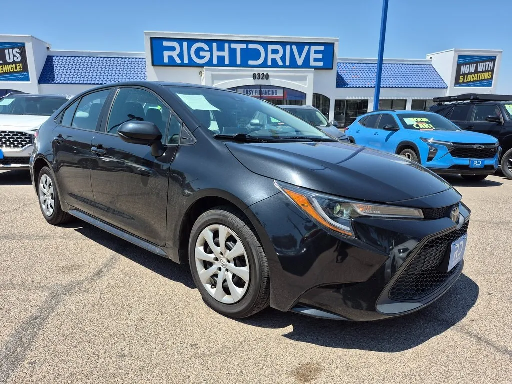 Black 2021 Toyota Corolla LE for sale in El Paso, TX
