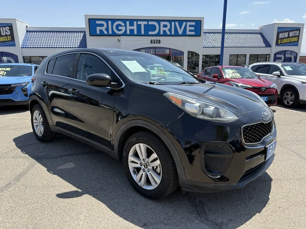 Black 2018 Kia Sportage LX for sale in El Paso, TX