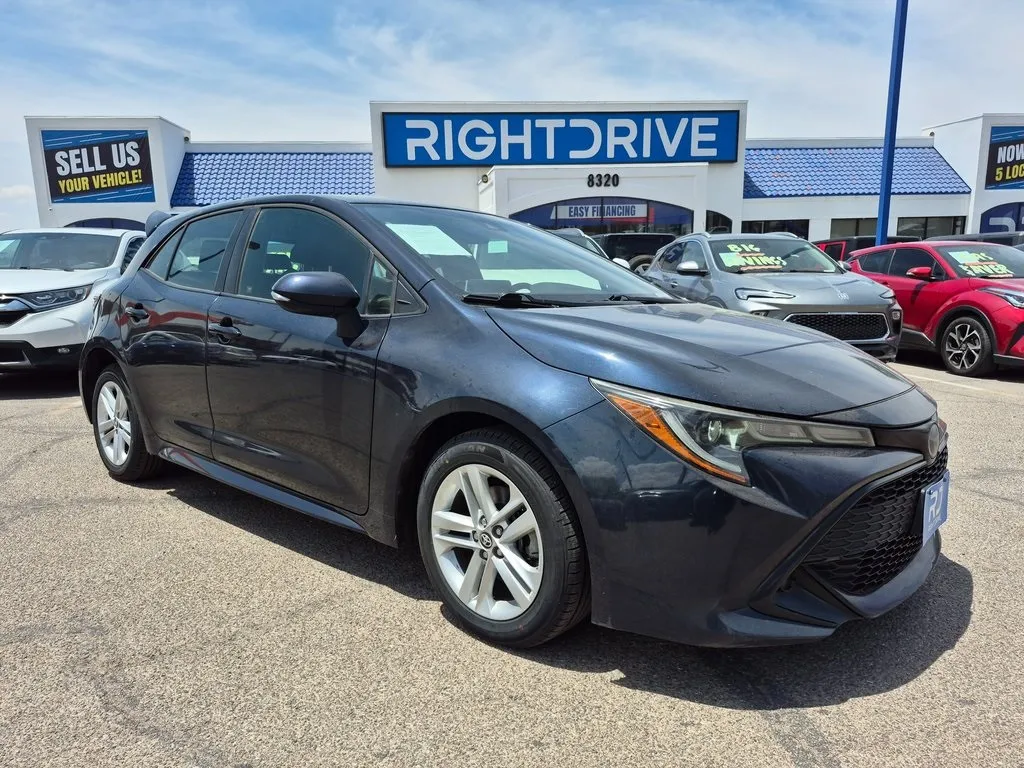 Blue 2020 Toyota Corolla Hatchback SE for sale in El Paso, TX