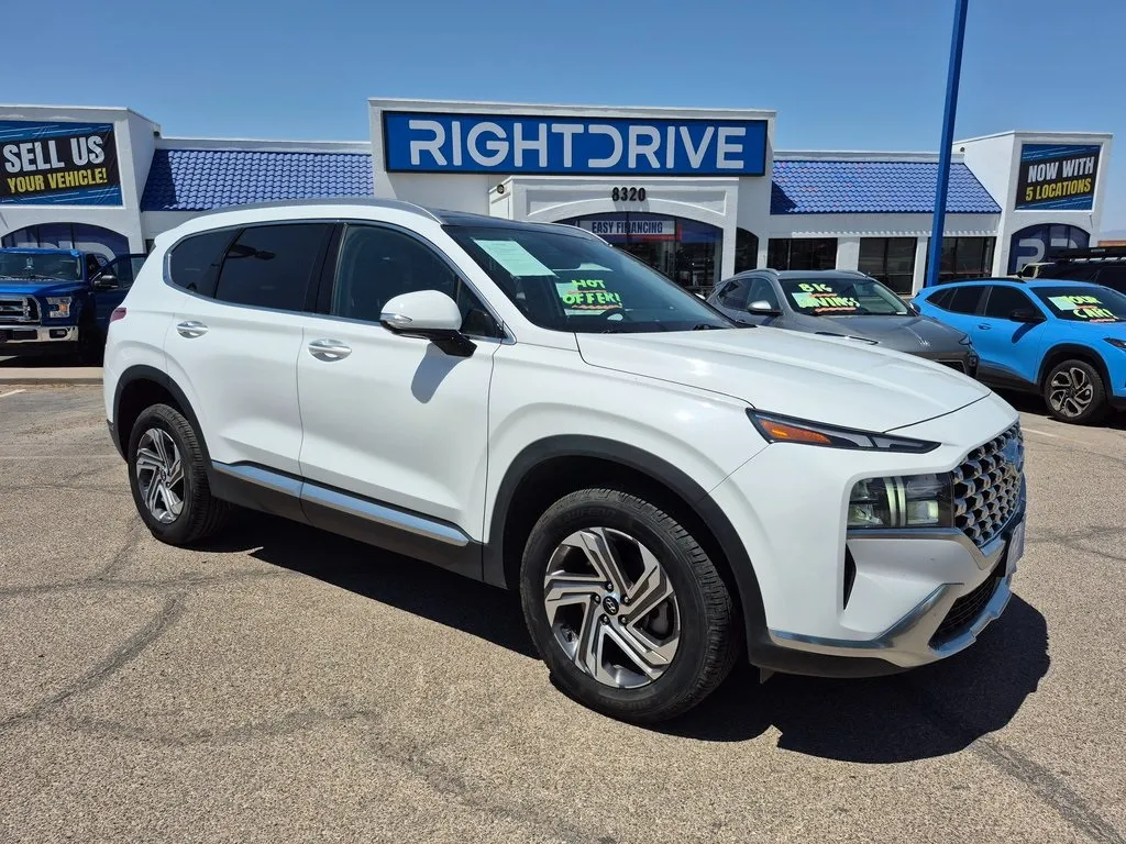 White 2023 Hyundai Santa Fe SEL for sale in El Paso, TX