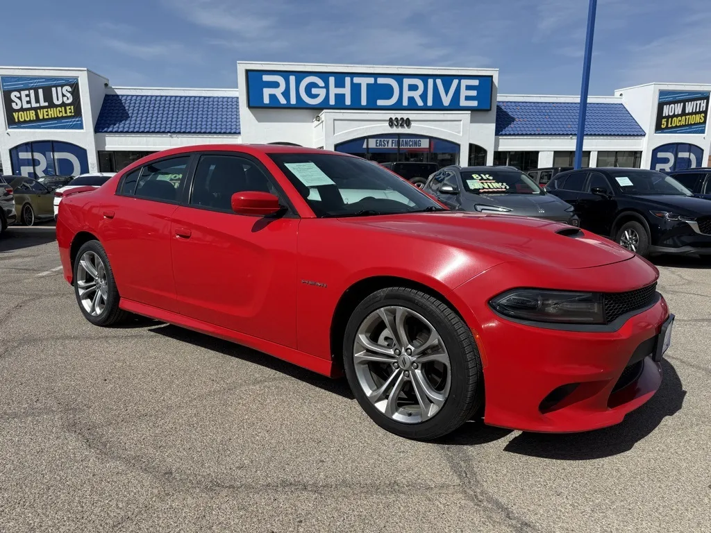 Red 2021 Dodge Charger R/T for sale in El Paso, TX