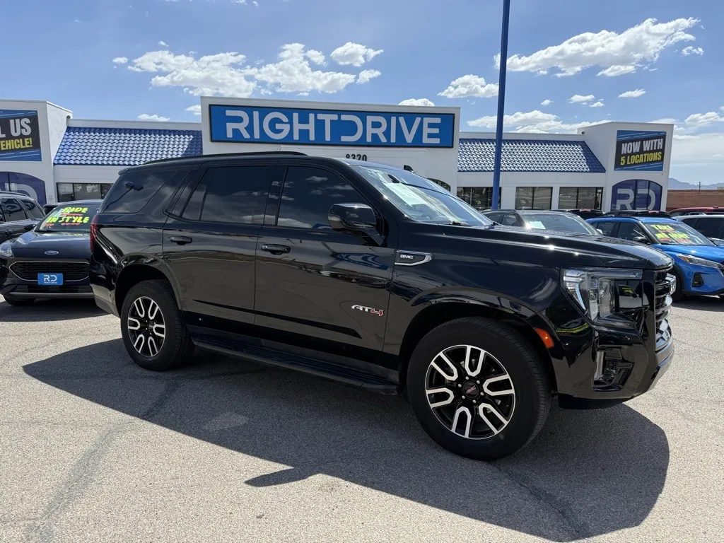 Black 2022 GMC Yukon AT4 for sale in El Paso, TX