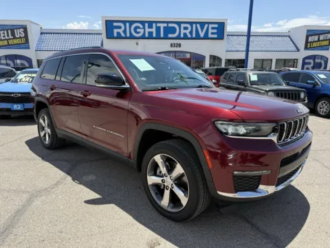Red 2021 Jeep Grand Cherokee L Limited for sale in El Paso, TX