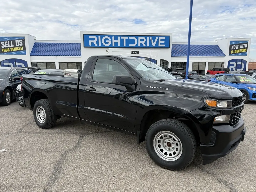 Black 2021 Chevrolet Silverado 1500 WT for sale in El Paso, TX