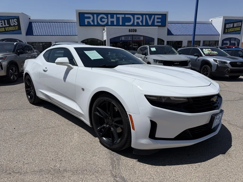 White 2022 Chevrolet Camaro 1LS for sale in El Paso, TX