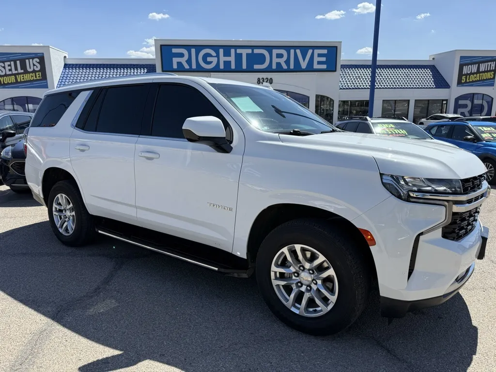 White 2021 Chevrolet Tahoe LS for sale in El Paso, TX