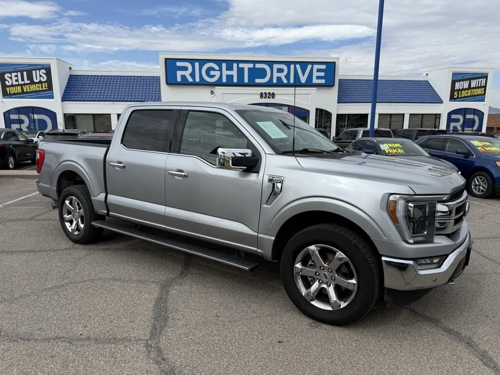 Silver 2023 Ford F-150 Lariat for sale in El Paso, TX