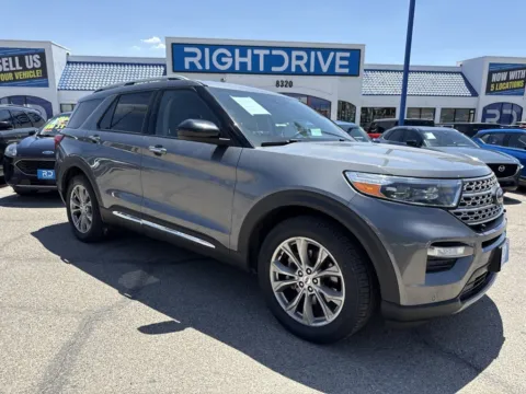 Gray 2022 Ford Explorer Limited for sale in El Paso, TX