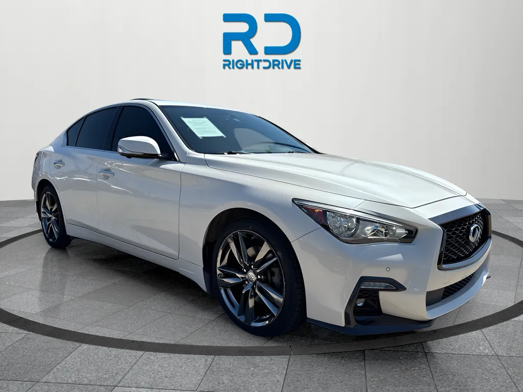 White 2021 INFINITI Q50 3.0t Signature Edition for sale in El Paso, TX