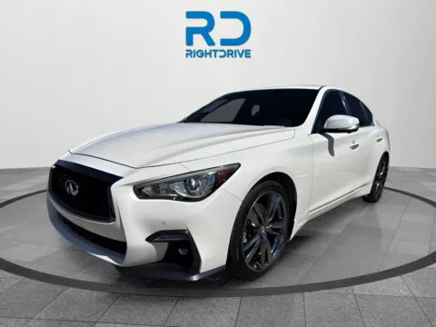 Another view of 2021 INFINITI Q50 3.0t Signature Edition for sale in El Paso, TX at RightDrive - 9315 Montana