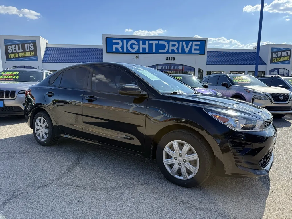 Black 2023 Kia Rio LX for sale in El Paso, TX