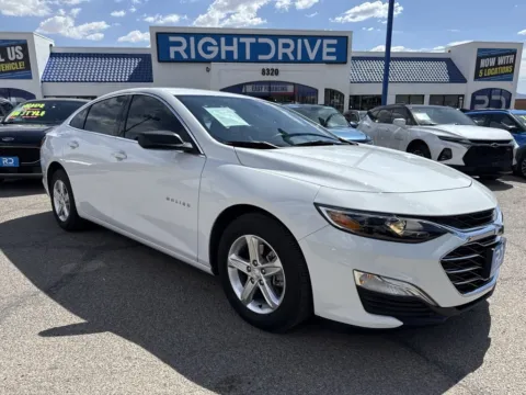 White 2022 Chevrolet Malibu LS for sale in El Paso, TX