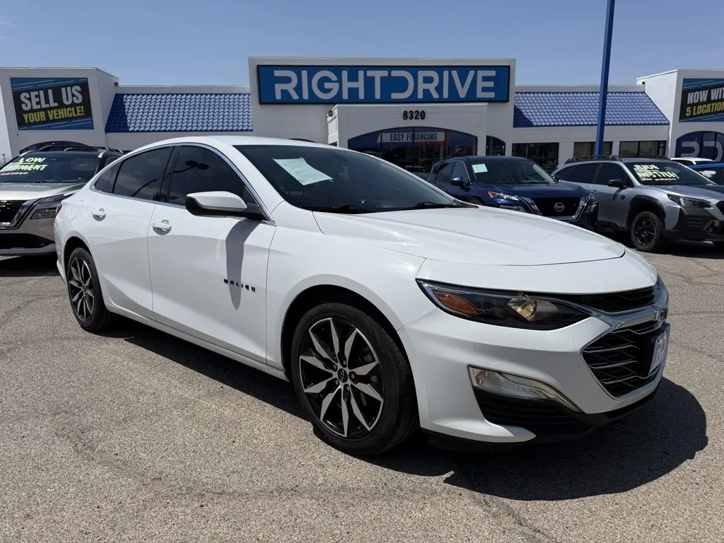 White 2020 Chevrolet Malibu RS for sale in El Paso, TX