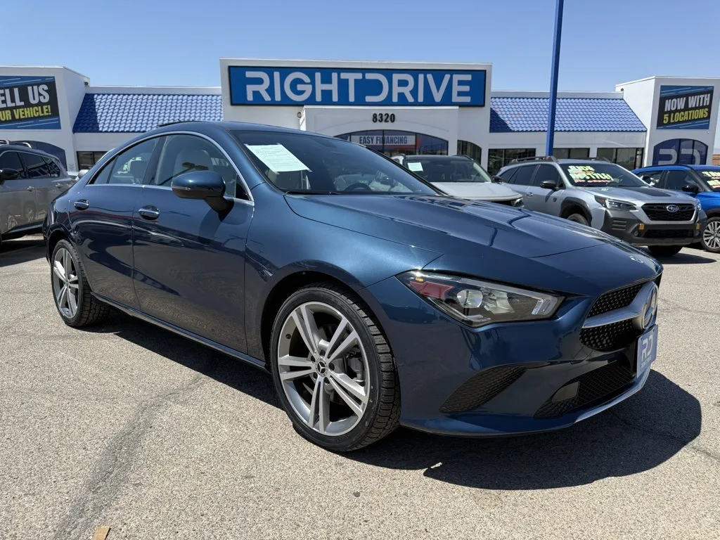 Blue 2021 Mercedes-Benz CLA 250 for sale in El Paso, TX
