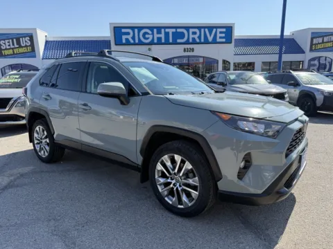 Gray 2021 Toyota RAV4 XLE Premium for sale in El Paso, TX