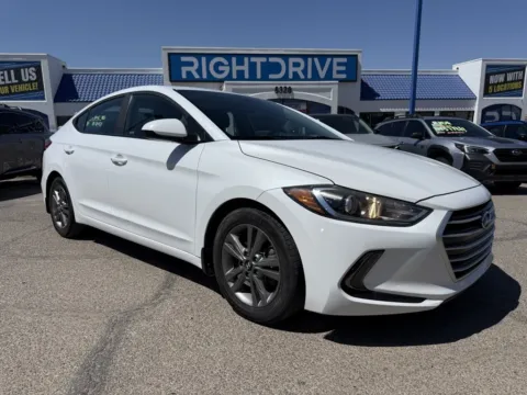 White 2018 Hyundai Elantra Value Edition for sale in El Paso, TX