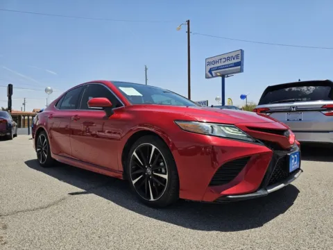Red 2019 Toyota Camry XSE V6 for sale in El Paso, TX