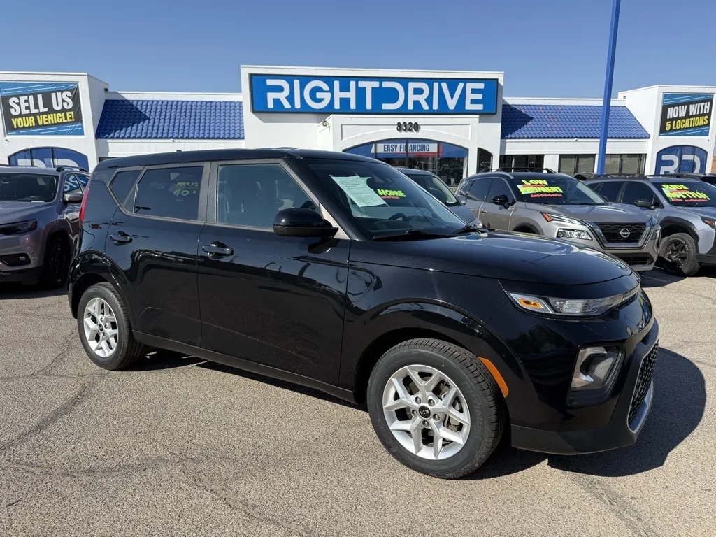 Black 2021 Kia Soul S for sale in El Paso, TX