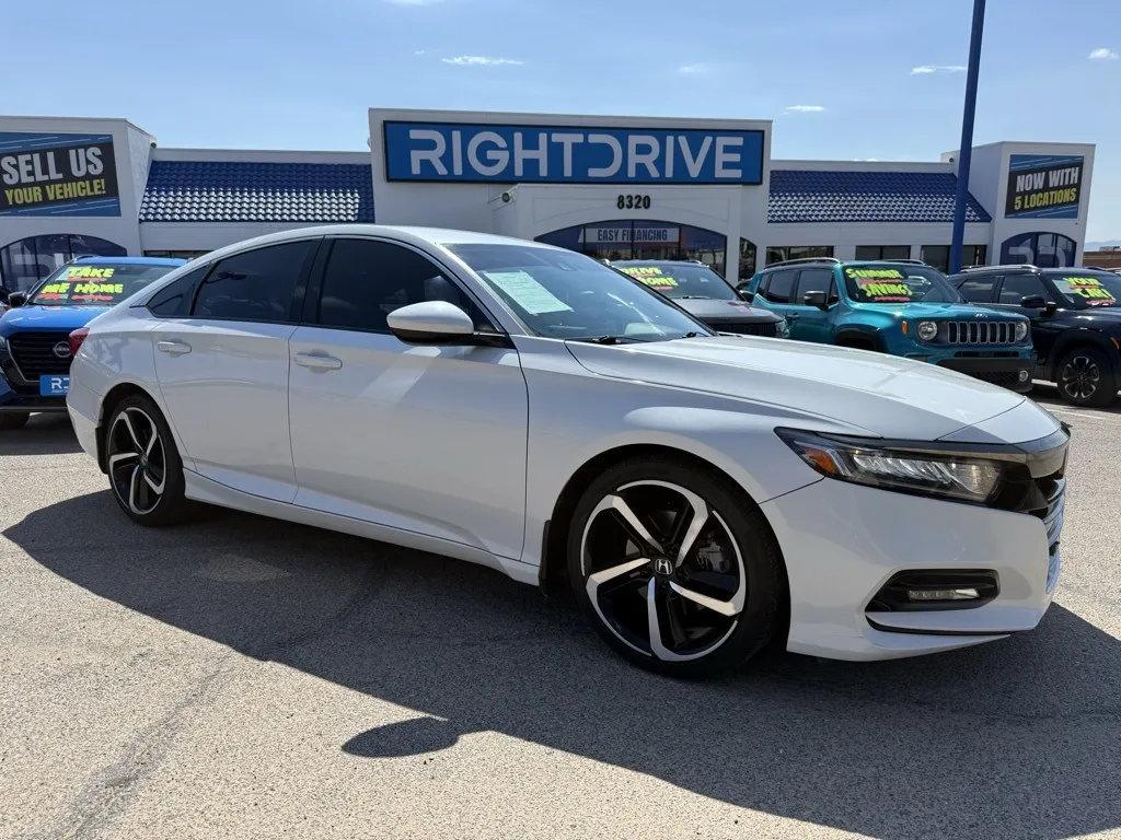 White 2018 Honda Accord Sport for sale in El Paso, TX