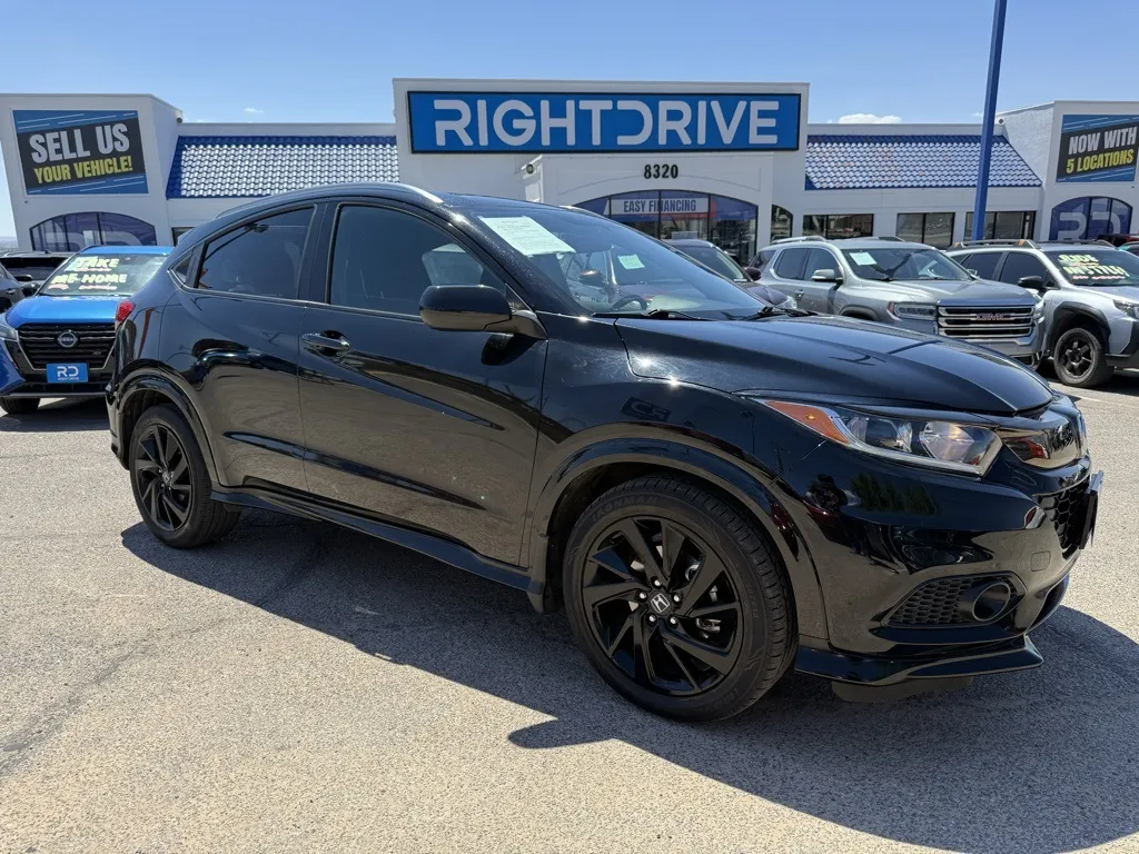 Black 2022 Honda HR-V Sport for sale in El Paso, TX