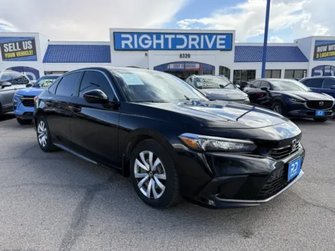 Black 2022 Honda Civic LX for sale in El Paso, TX