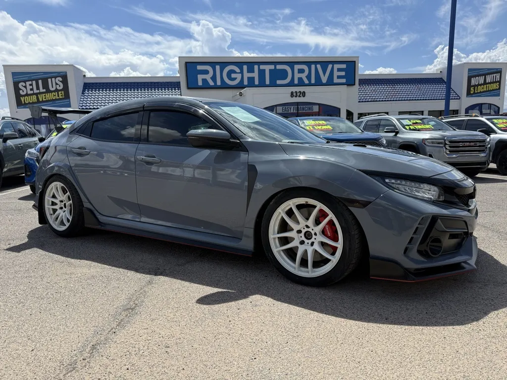 Gray 2021 Honda Civic Type R Touring for sale in El Paso, TX
