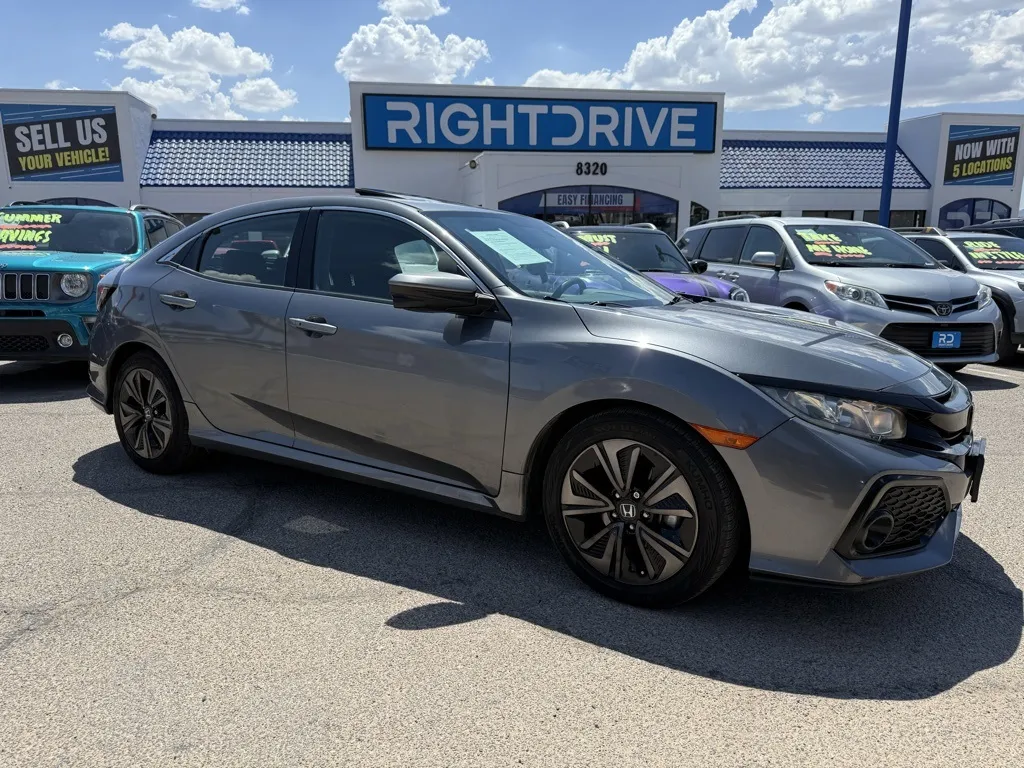 Gray 2018 Honda Civic EX for sale in El Paso, TX