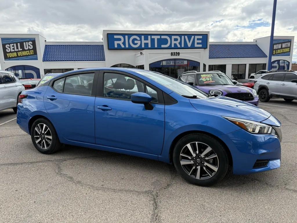 Blue 2020 Nissan Versa 1.6 SV for sale in El Paso, TX