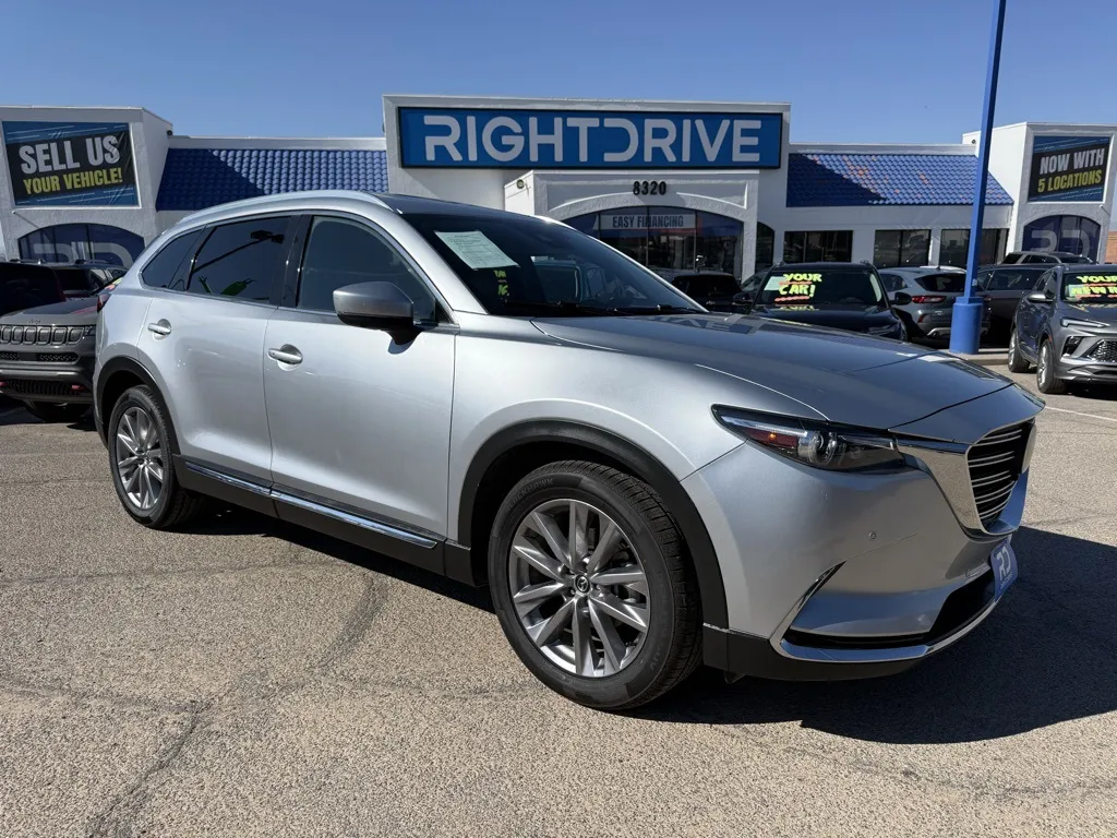 Silver 2021 Mazda CX-9 Grand Touring for sale in El Paso, TX