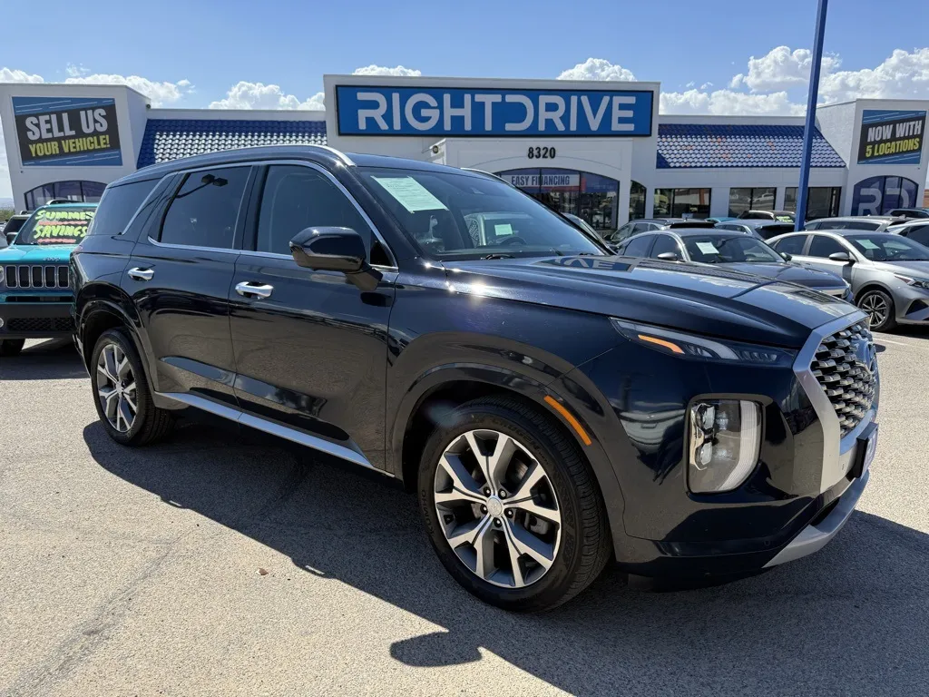 Blue 2021 Hyundai Palisade Limited for sale in El Paso, TX