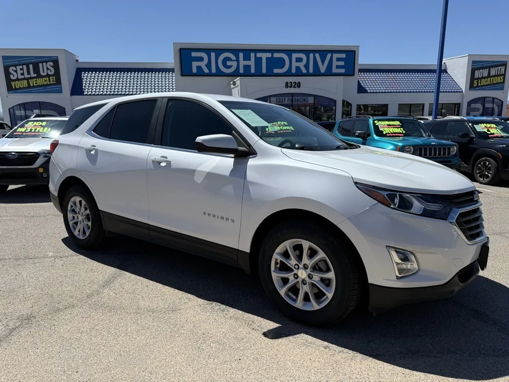 White 2021 Chevrolet Equinox LT for sale in El Paso, TX