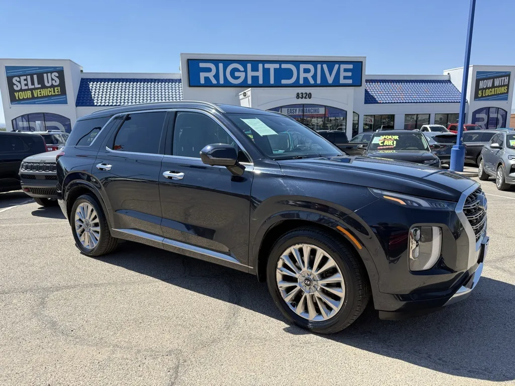 Blue 2020 Hyundai Palisade Limited for sale in El Paso, TX
