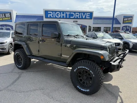 Green 2015 Jeep Wrangler Unlimited Sahara for sale in El Paso, TX