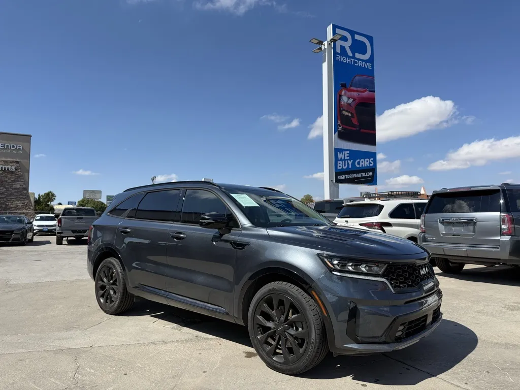 Gray 2022 Kia Sorento SX for sale in El Paso, TX