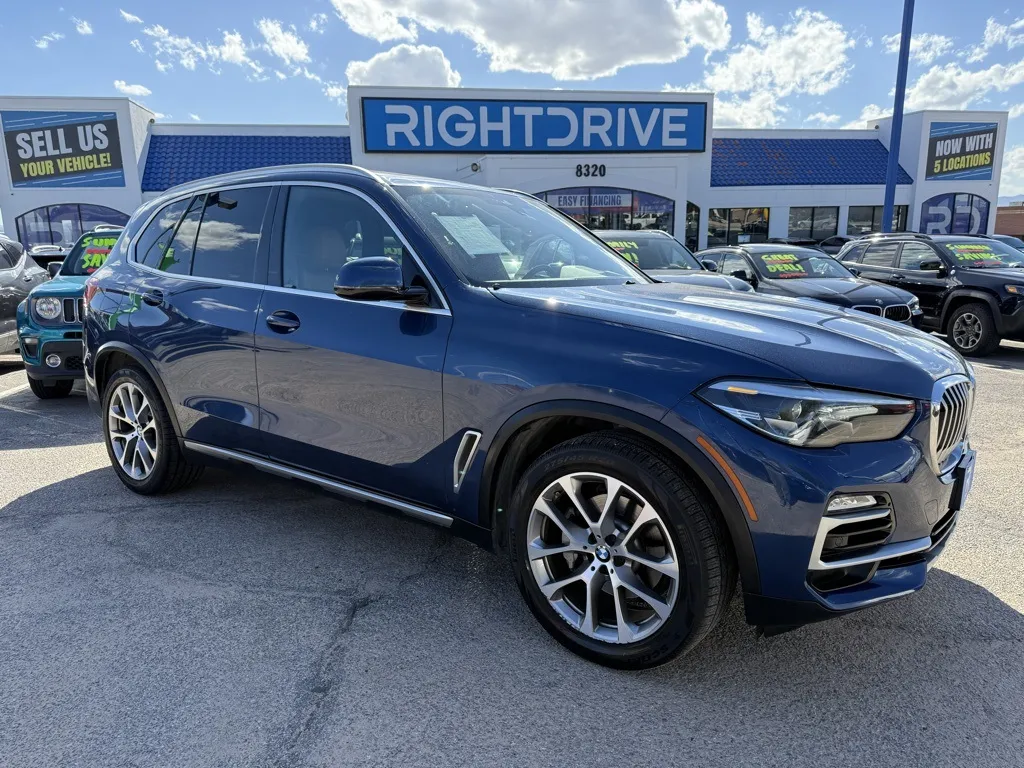 Blue 2019 BMW X5 xDrive40i for sale in El Paso, TX