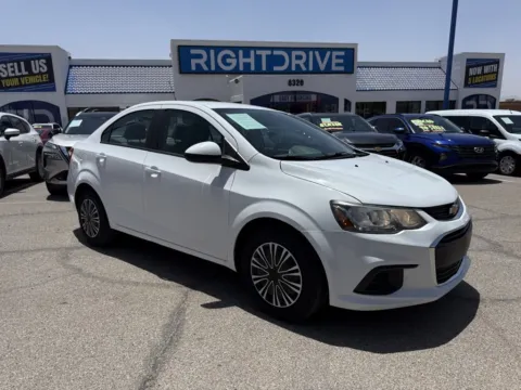 White 2019 Chevrolet Sonic LS for sale in El Paso, TX
