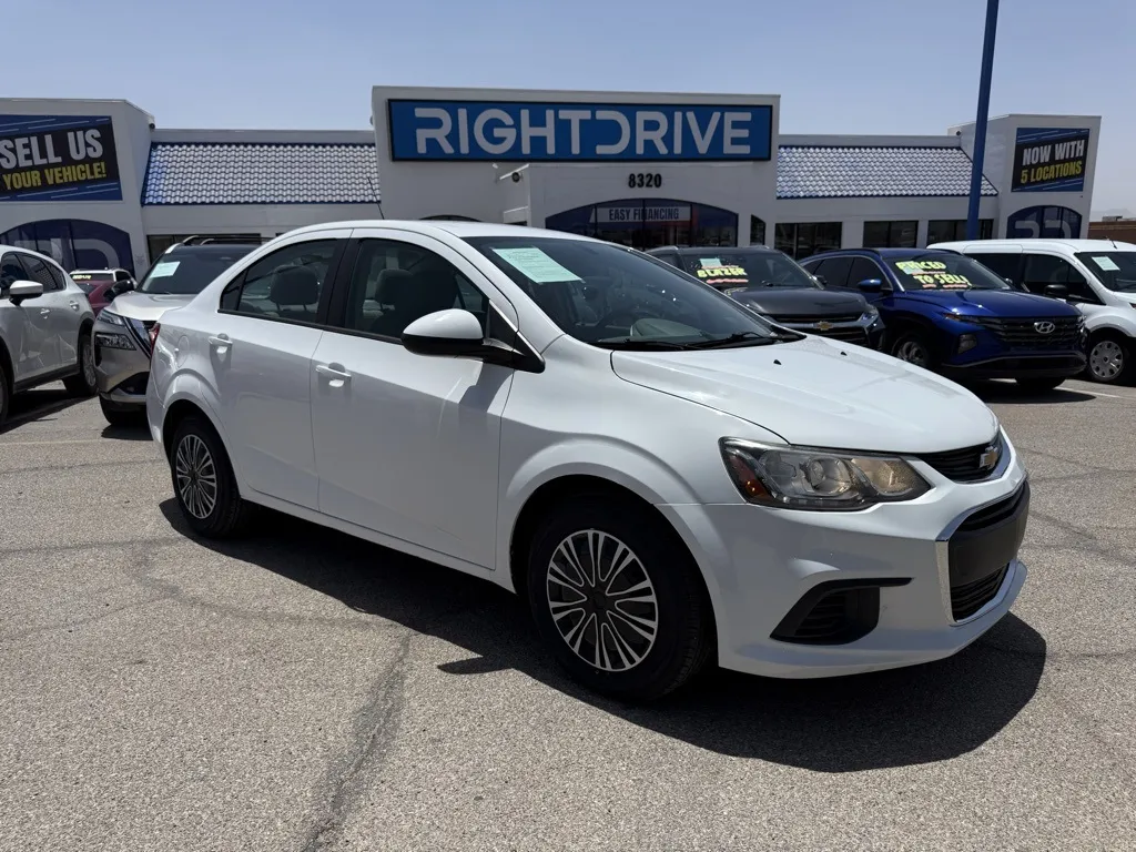 White 2019 Chevrolet Sonic LS for sale in El Paso, TX
