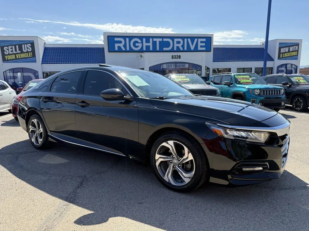 Black 2018 Honda Accord EX-L for sale in El Paso, TX