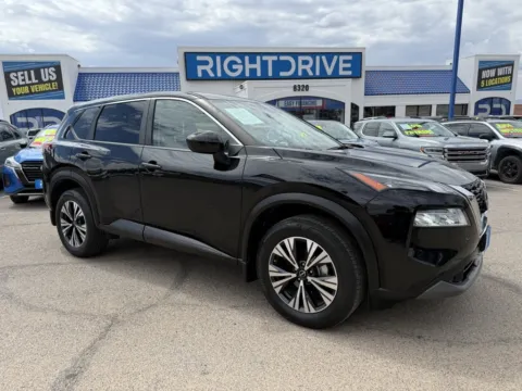 Black 2023 Nissan Rogue SV for sale in El Paso, TX