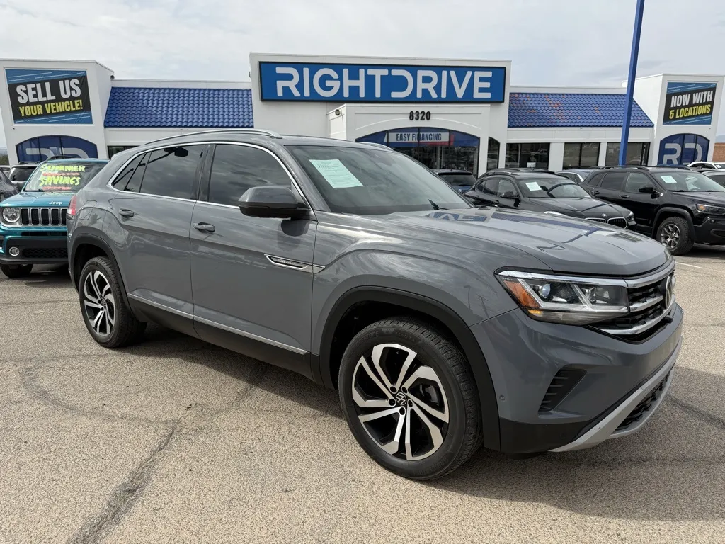 Gray 2021 Volkswagen Atlas Cross Sport 3.6L V6 SEL Premium for sale in El Paso, TX