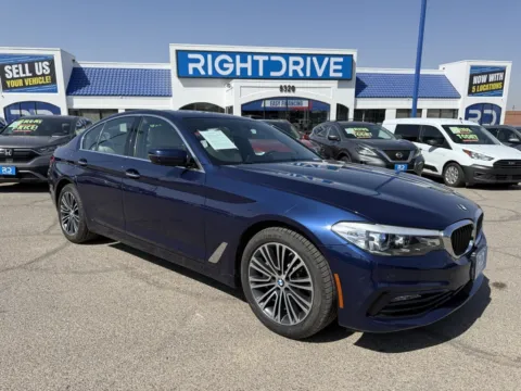 Blue 2018 BMW 5 Series 540i for sale in El Paso, TX