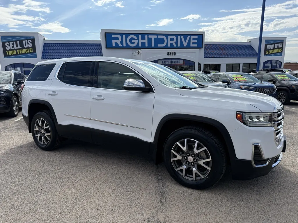White 2020 GMC Acadia SLE for sale in El Paso, TX