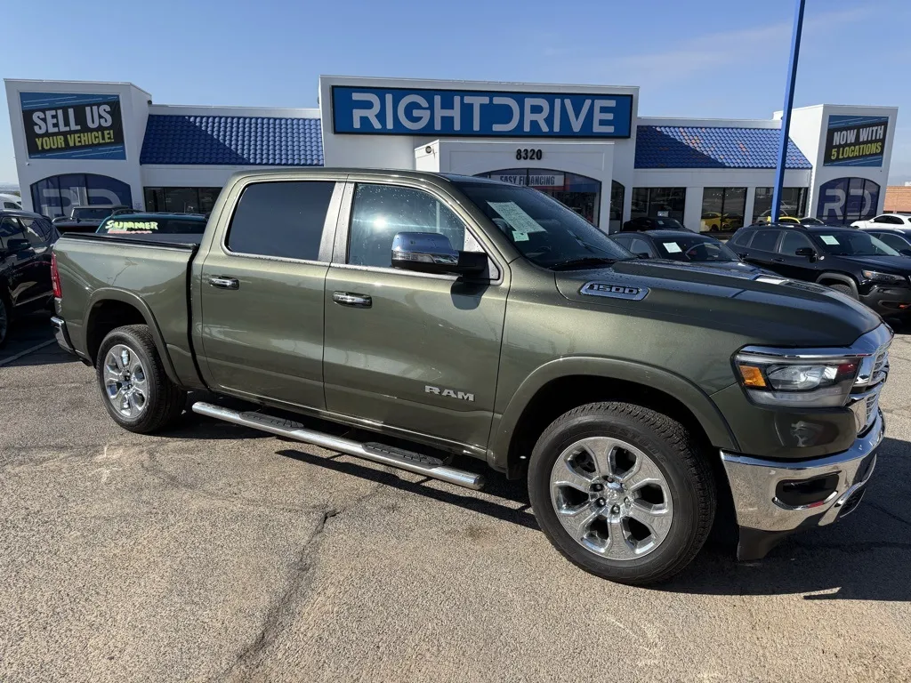 Green 2020 Ram 1500 Laramie for sale in El Paso, TX