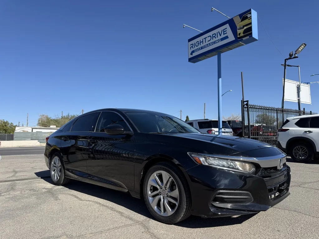 Black 2019 Honda Accord LX for sale in El Paso, TX