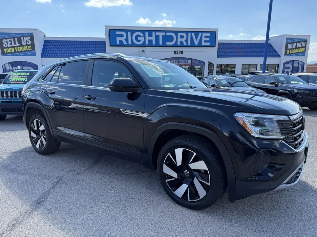 Black 2024 Volkswagen Atlas Cross Sport 2.0T SE w/Technology for sale in El Paso, TX