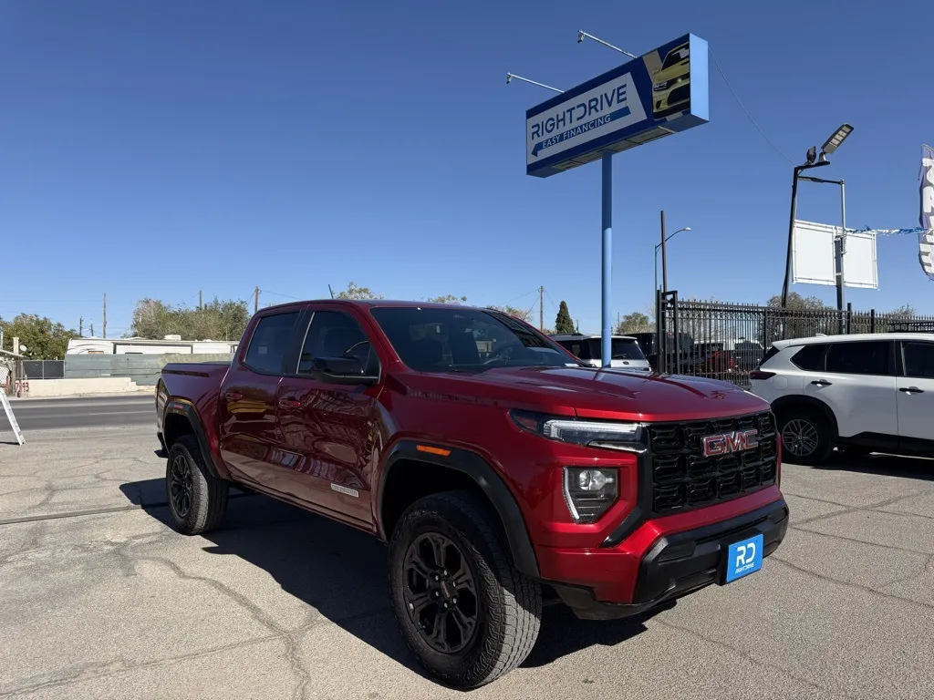 Red 2024 GMC Canyon Elevation for sale in El Paso, TX